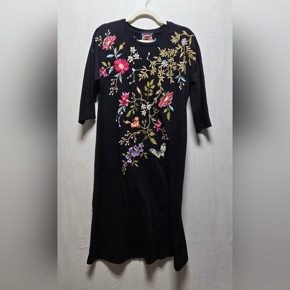 Johnny Was Osaka Dolman Sleeve Knit Dress Size Small - Picture 1 of 6